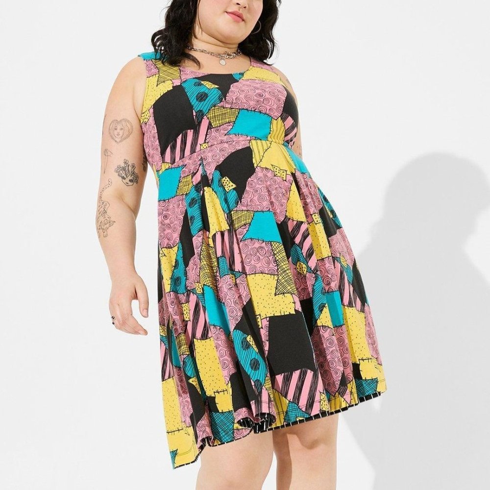 ❤️NWT TORRID NIGHTMARE BEFORE CHRISTMAS JACK & SALLY REVERSIBLE DRESS PLUS SIZE